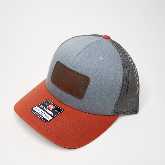 Orange / Heather / Gray  Patch $23