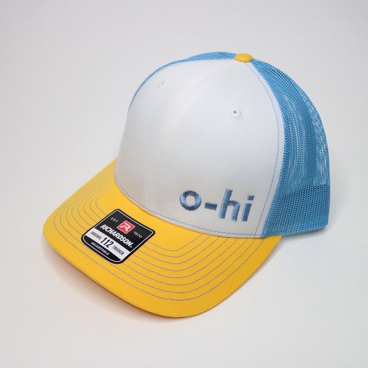 Yellow / White / Light Blue $21