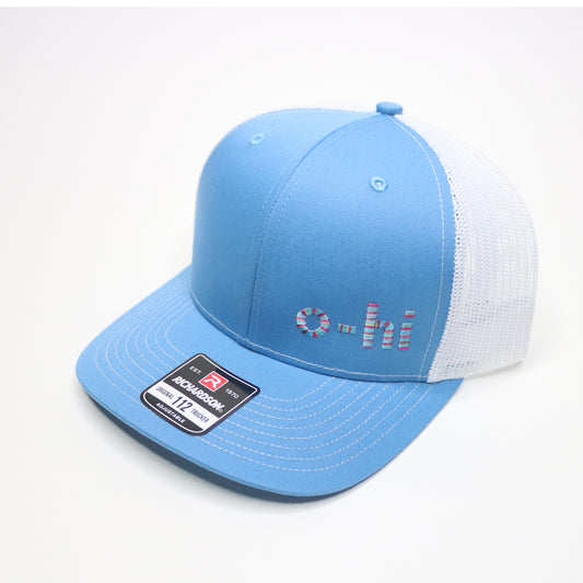 Light Blue / White / Striped Logo $21